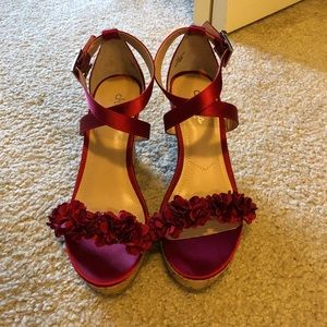 Lauryn Satin Platform Wedge - Charles David